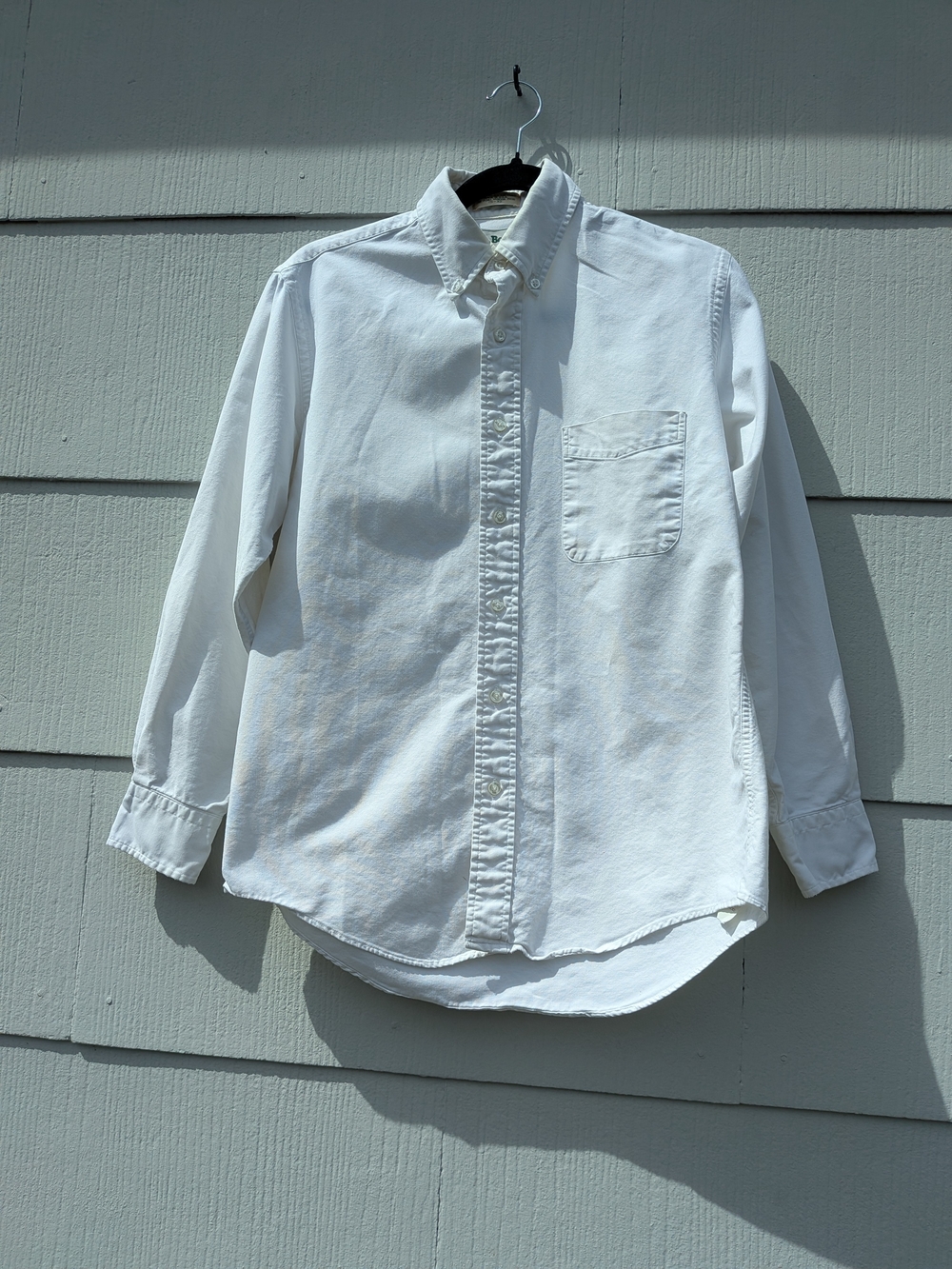 L.L. Bean Women's White Button-Down Shirt